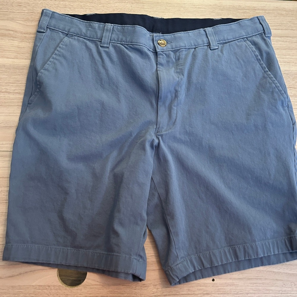 Club Room Mens Chino‎ Shorts Blue 34W